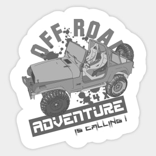 Off Road Adventure Sticker